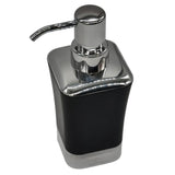 AKDC Plastic Liquid Soap Dispenser for Bathroom & Kitchen Sink, Dish Soap Dispenser With Easy - to - Press Pump - 300ML - Black&Silver - Al Kabayel Discount CentreAKDC Plastic Liquid Soap Dispenser for Bathroom & Kitchen Sink, Dish Soap Dispenser With Easy - to - Press Pump - 300ML - Black&SilverHome DÃ©cor AccentsAKDCAl Kabayel Discount Centre