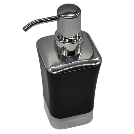 AKDC Plastic Liquid Soap Dispenser for Bathroom & Kitchen Sink, Dish Soap Dispenser With Easy - to - Press Pump - 300ML - Black&Silver - Al Kabayel Discount CentreAKDC Plastic Liquid Soap Dispenser for Bathroom & Kitchen Sink, Dish Soap Dispenser With Easy - to - Press Pump - 300ML - Black&SilverHome DÃ©cor AccentsAKDCAl Kabayel Discount Centre