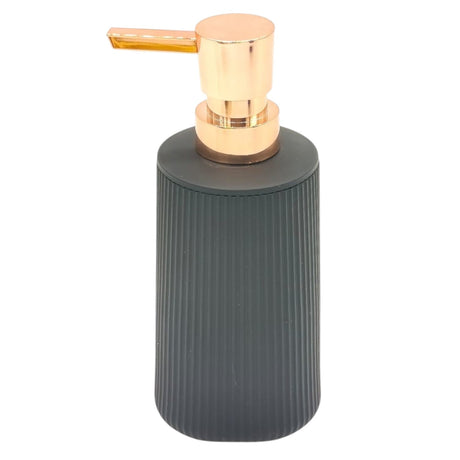 AKDC Plastic Liquid Soap Dispenser for Bathroom & Kitchen Sink, Dish Soap Dispenser With Easy - to - Press Pump - 400ML - Black&Gold - Al Kabayel Discount CentreAKDC Plastic Liquid Soap Dispenser for Bathroom & Kitchen Sink, Dish Soap Dispenser With Easy - to - Press Pump - 400ML - Black&GoldHome DÃ©cor AccentsAKDCAl Kabayel Discount Centre