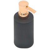 AKDC Plastic Liquid Soap Dispenser for Bathroom & Kitchen Sink, Dish Soap Dispenser With Easy - to - Press Pump - 400ML - Black&Gold - Al Kabayel Discount CentreAKDC Plastic Liquid Soap Dispenser for Bathroom & Kitchen Sink, Dish Soap Dispenser With Easy - to - Press Pump - 400ML - Black&GoldHome DÃ©cor AccentsAKDCAl Kabayel Discount Centre