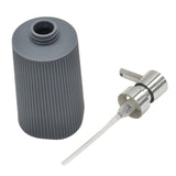 AKDC Plastic Liquid Soap Dispenser for Bathroom & Kitchen Sink, Dish Soap Dispenser With Easy - to - Press Pump - 400ML - Gray&Silver - Al Kabayel Discount CentreAKDC Plastic Liquid Soap Dispenser for Bathroom & Kitchen Sink, Dish Soap Dispenser With Easy - to - Press Pump - 400ML - Gray&SilverHome DÃ©cor AccentsAKDCAl Kabayel Discount Centre
