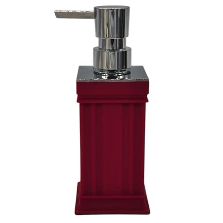 AKDC Plastic Liquid Soap Dispenser for Bathroom & Kitchen Sink, Dish Soap Dispenser With Easy - to - Press Pump - 400ML - Red&Silver - Al Kabayel Discount CentreAKDC Plastic Liquid Soap Dispenser for Bathroom & Kitchen Sink, Dish Soap Dispenser With Easy - to - Press Pump - 400ML - Red&SilverHome DÃ©cor AccentsAKDCAl Kabayel Discount Centre