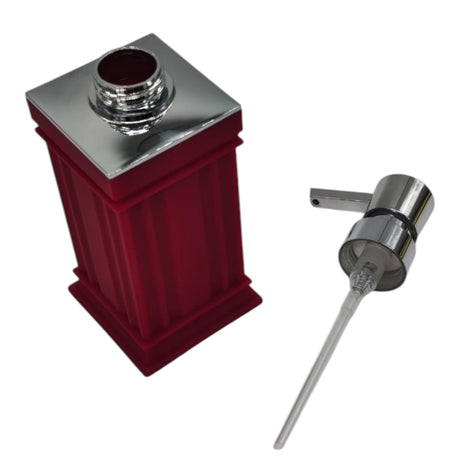 AKDC Plastic Liquid Soap Dispenser for Bathroom & Kitchen Sink, Dish Soap Dispenser With Easy - to - Press Pump - 400ML - Red&Silver - Al Kabayel Discount CentreAKDC Plastic Liquid Soap Dispenser for Bathroom & Kitchen Sink, Dish Soap Dispenser With Easy - to - Press Pump - 400ML - Red&SilverHome DÃ©cor AccentsAKDCAl Kabayel Discount Centre