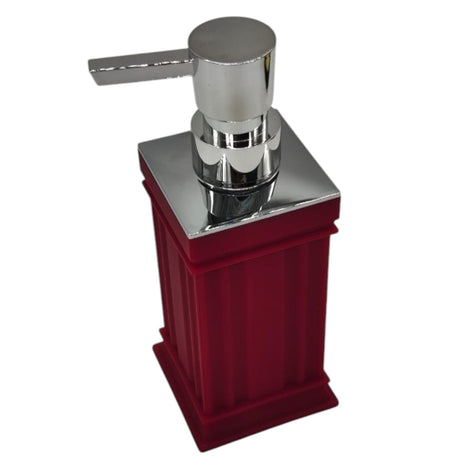 AKDC Plastic Liquid Soap Dispenser for Bathroom & Kitchen Sink, Dish Soap Dispenser With Easy - to - Press Pump - 400ML - Red&Silver - Al Kabayel Discount CentreAKDC Plastic Liquid Soap Dispenser for Bathroom & Kitchen Sink, Dish Soap Dispenser With Easy - to - Press Pump - 400ML - Red&SilverHome DÃ©cor AccentsAKDCAl Kabayel Discount Centre