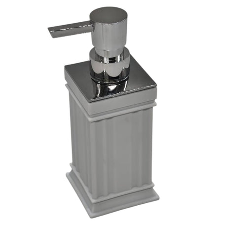 AKDC Plastic Liquid Soap Dispenser for Bathroom & Kitchen Sink, Dish Soap Dispenser With Easy - to - Press Pump - 400ML - White&Silver - Al Kabayel Discount CentreAKDC Plastic Liquid Soap Dispenser for Bathroom & Kitchen Sink, Dish Soap Dispenser With Easy - to - Press Pump - 400ML - White&SilverHome DÃ©cor AccentsAKDCAl Kabayel Discount Centre