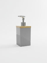 AKDC Plastic Liquid Soap Dispenser – Gray Tone Minimalist Design, Perfect for Modern Bathroom Aesthetic - Al Kabayel Discount CentreAKDC Plastic Liquid Soap Dispenser – Gray Tone Minimalist Design, Perfect for Modern Bathroom AestheticHolders & DispensersAKDCAl Kabayel Discount Centre