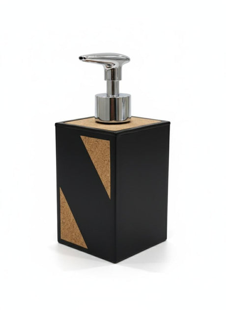 AKDC Plastic Liquid Soap Dispenser – Sleek Black Design, Modern Look for Home or Office Washrooms - Al Kabayel Discount CentreAKDC Plastic Liquid Soap Dispenser – Sleek Black Design, Modern Look for Home or Office WashroomsHolders & DispensersAKDCAl Kabayel Discount Centre