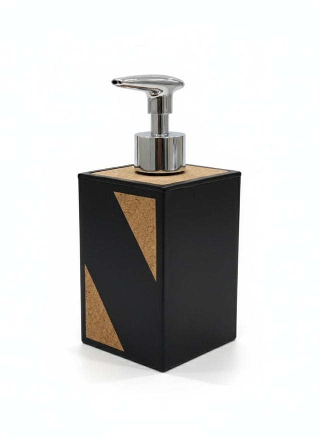 AKDC Plastic Liquid Soap Dispenser – Sleek Black Design, Modern Look for Home or Office Washrooms - Al Kabayel Discount CentreAKDC Plastic Liquid Soap Dispenser – Sleek Black Design, Modern Look for Home or Office WashroomsHolders & DispensersAKDCAl Kabayel Discount Centre