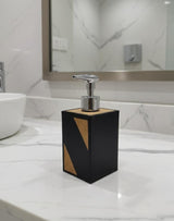 AKDC Plastic Liquid Soap Dispenser – Sleek Black Design, Modern Look for Home or Office Washrooms - Al Kabayel Discount CentreAKDC Plastic Liquid Soap Dispenser – Sleek Black Design, Modern Look for Home or Office WashroomsHolders & DispensersAKDCAl Kabayel Discount Centre