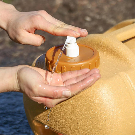 AKDC Plastic Outdoor Camping Water Can with Faucet 20 Liter, Light Brown - Al Kabayel Discount CentreAKDC Plastic Outdoor Camping Water Can with Faucet 20 Liter, Light BrownCamping & HikingAKDCAl Kabayel Discount Centre