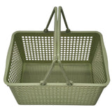 AKDC Plastic Portable Shower Caddy Basket,with Handles Plastic Organizer Storage Tote with Handles Toiletry Bag Bin Box for Bathroom,College Dorm Room Essentials,Kitchen - 28cmX18cmX15cm - Green - Al Kabayel Discount CentreAKDC Plastic Portable Shower Caddy Basket,with Handles Plastic Organizer Storage Tote with Handles Toiletry Bag Bin Box for Bathroom,College Dorm Room Essentials,Kitchen - 28cmX18cmX15cm - GreenOrganizers & AccessoriesAKDCAl Kabayel Discount Centre