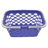 AKDC Plastic Portable Shower Caddy Basket,with Handles Plastic Organizer Storage Tote with Handles Toiletry Bag Bin Box for Bathroom,College Dorm Room Essentials,Kitchen - 20cmX13cmX11cm - White&DodgerBlue - Al Kabayel Discount CentreAKDC Plastic Portable Shower Caddy Basket,with Handles Plastic Organizer Storage Tote with Handles Toiletry Bag Bin Box for Bathroom,College Dorm Room Essentials,Kitchen - 20cmX13cmX11cm - White&DodgerBlueOrganizers & AccessoriesAKDCAl Kabayel Discount Centre
