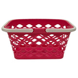 AKDC Plastic Portable Shower Caddy Basket,with Handles Plastic Organizer Storage Tote with Handles Toiletry Bag Bin Box for Bathroom,College Dorm Room Essentials,Kitchen - 20cmX13cmX11cm - White&Pink - Al Kabayel Discount CentreAKDC Plastic Portable Shower Caddy Basket,with Handles Plastic Organizer Storage Tote with Handles Toiletry Bag Bin Box for Bathroom,College Dorm Room Essentials,Kitchen - 20cmX13cmX11cm - White&PinkOrganizers & AccessoriesAKDCAl Kabayel Discount Centre