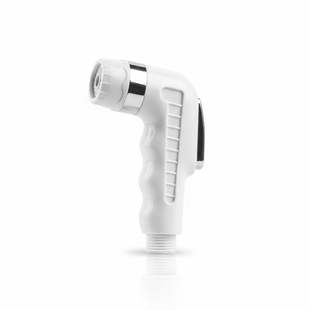 AKDC Plastic Shattaf Head – Handheld Bidet Spray Nozzle - White - Al Kabayel Discount CentreAKDC Plastic Shattaf Head – Handheld Bidet Spray Nozzle - WhiteKitchen & Bath FixturesAKDCAl Kabayel Discount Centre