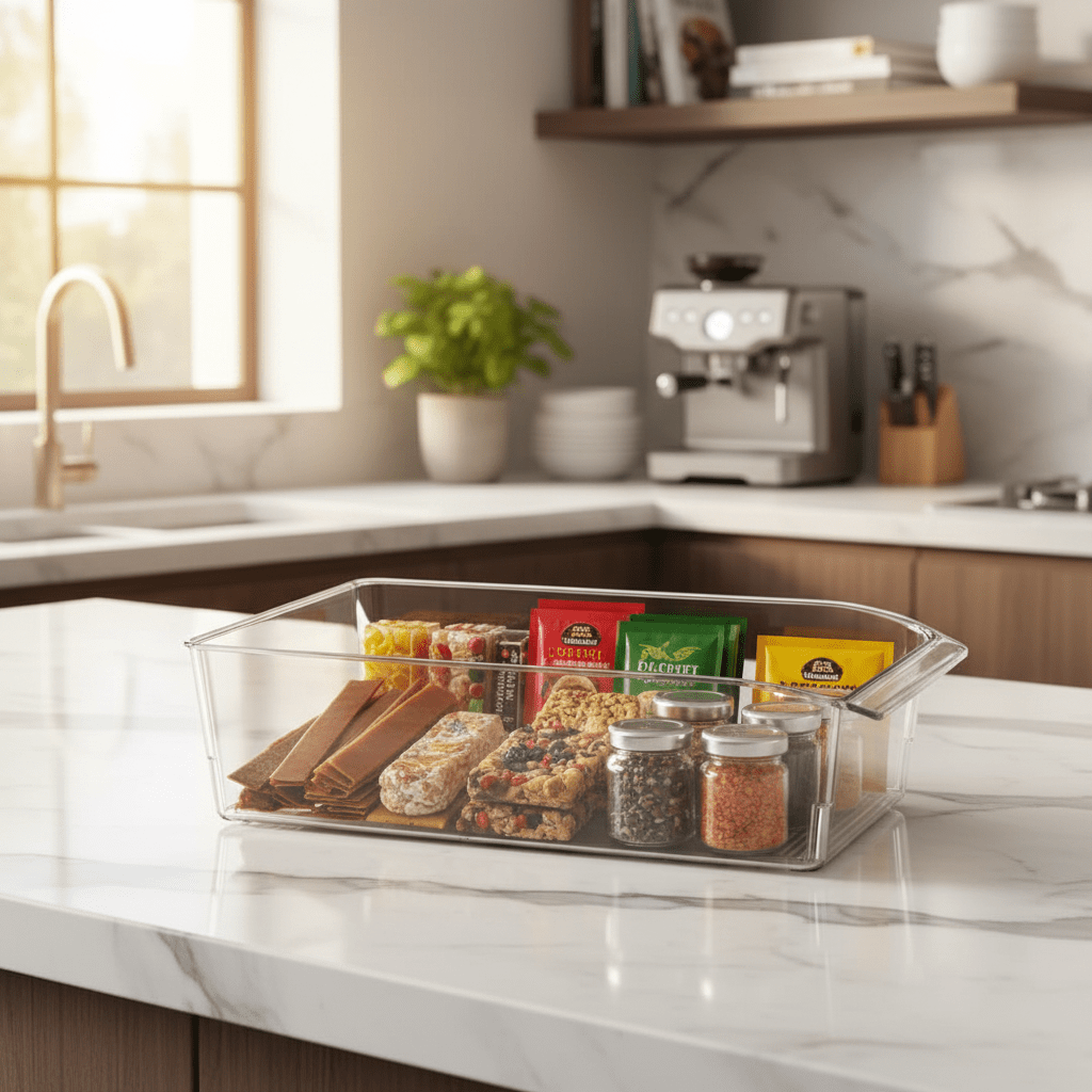AKDC Plastic Storage Box 37cmX20cmX11.2cm - Transparent - Al Kabayel Discount CentreAKDC Plastic Storage Box 37cmX20cmX11.2cm - TransparentOrganizers & AccessoriesAKDCAl Kabayel Discount Centre