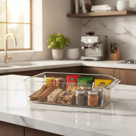 AKDC Plastic Storage Box 37cmX20cmX11.2cm - Transparent - Al Kabayel Discount CentreAKDC Plastic Storage Box 37cmX20cmX11.2cm - TransparentOrganizers & AccessoriesAKDCAl Kabayel Discount Centre