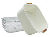 AKDC Plastic Vegetable Strainer with Basket 29cm*12.5cm, White - Al Kabayel Discount CentreAKDC Plastic Vegetable Strainer with Basket 29cm*12.5cm, WhiteKitchen Utensils & GadgetsAKDCAl Kabayel Discount Centre