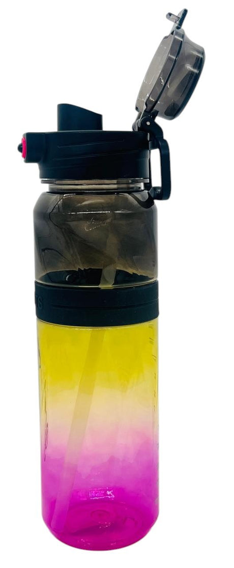 AKDC Plastic Water Bottle 1000ml, Black - Yellow - Rose - Al Kabayel Discount CentreAKDC Plastic Water Bottle 1000ml, Black - Yellow - RoseWater BottlesAKDCAl Kabayel Discount Centre