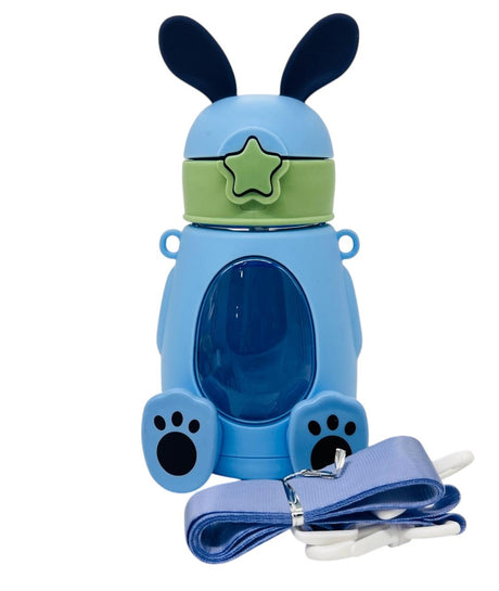 AKDC Plastic Water Bottle 550ml, Rabit Shaped, Blue - Al Kabayel Discount CentreAKDC Plastic Water Bottle 550ml, Rabit Shaped, BlueWater BottlesAKDCAl Kabayel Discount Centre