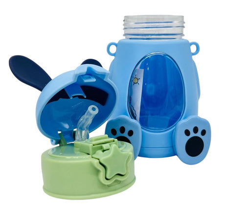 AKDC Plastic Water Bottle 550ml, Rabit Shaped, Blue - Al Kabayel Discount CentreAKDC Plastic Water Bottle 550ml, Rabit Shaped, BlueWater BottlesAKDCAl Kabayel Discount Centre