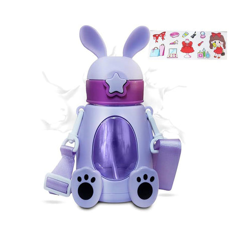 AKDC Plastic Water Bottle 550ml, Rabit Shaped, Purple - Al Kabayel Discount CentreAKDC Plastic Water Bottle 550ml, Rabit Shaped, PurpleWater BottlesAKDCAl Kabayel Discount Centre