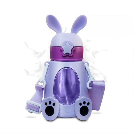 AKDC Plastic Water Bottle 550ml, Rabit Shaped, Purple - Al Kabayel Discount CentreAKDC Plastic Water Bottle 550ml, Rabit Shaped, PurpleWater BottlesAKDCAl Kabayel Discount Centre
