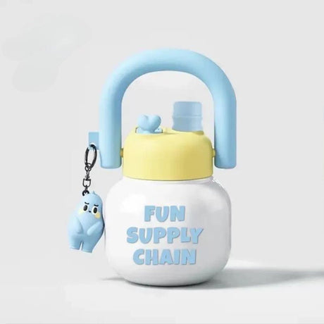 AKDC Plastic Water Bottle 800ml, Fashionable Forest Pot, Grey - Blue - Yellow - Al Kabayel Discount CentreAKDC Plastic Water Bottle 800ml, Fashionable Forest Pot, Grey - Blue - YellowWater BottlesAKDCAl Kabayel Discount Centre
