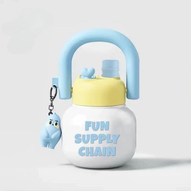 AKDC Plastic Water Bottle 800ml, Fashionable Forest Pot, Grey - Blue - Yellow - Al Kabayel Discount CentreAKDC Plastic Water Bottle 800ml, Fashionable Forest Pot, Grey - Blue - YellowWater BottlesAKDCAl Kabayel Discount Centre