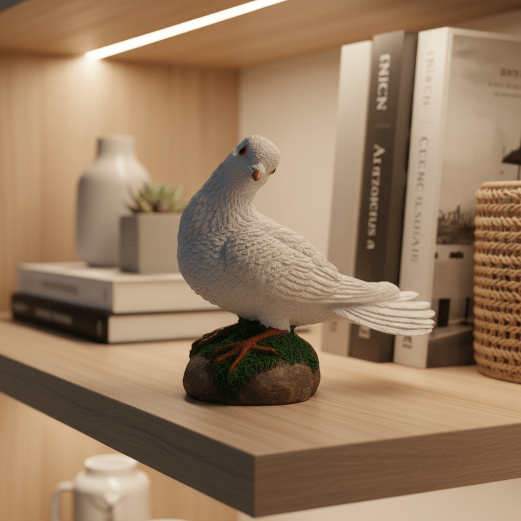 AKDC Polyresin Dove Decorative Figurine – Peace Symbol Artistic Showpiece for Home & Office Décor, White, 19 cm - Al Kabayel Discount CentreAKDC Polyresin Dove Decorative Figurine – Peace Symbol Artistic Showpiece for Home & Office Décor, White, 19 cmHome Décor AccentsAKDCAl Kabayel Discount Centre