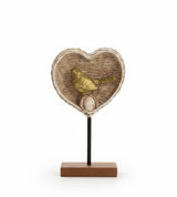 AKDC Polyresin Golden Heart Nest with Birds Figurine – Elegant Romantic Home Décor 21 cm - Al Kabayel Discount CentreAKDC Polyresin Golden Heart Nest with Birds Figurine – Elegant Romantic Home Décor 21 cmHome Décor AccentsAKDCAl Kabayel Discount Centre
