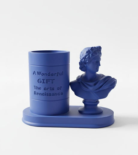 AKDC Polyresin Roman David Pen Holder Figurine – Blue Artistic Classic Desk Décor 16 cm - Al Kabayel Discount CentreAKDC Polyresin Roman David Pen Holder Figurine – Blue Artistic Classic Desk Décor 16 cmPen Holders & Desk OrganizersAKDCAl Kabayel Discount Centre