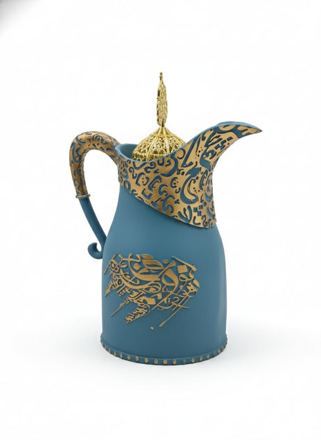 AKDC POP Decorative Incense Burner – Kettle Shape – Blue – 23 cm Stylish Decor Piece - Al Kabayel Discount CentreAKDC POP Decorative Incense Burner – Kettle Shape – Blue – 23 cm Stylish Decor PieceIncense BurnerAKDCAl Kabayel Discount Centre