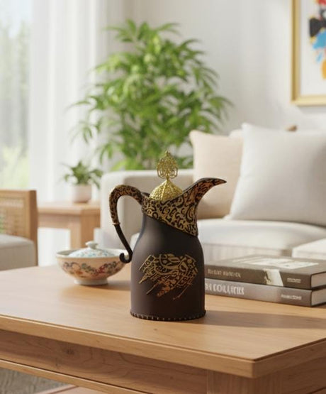 AKDC POP Decorative Incense Burner – Kettle Shape Design – Brown – 23 cm Unique Aroma Piece - Al Kabayel Discount CentreAKDC POP Decorative Incense Burner – Kettle Shape Design – Brown – 23 cm Unique Aroma PieceIncense BurnerAKDCAl Kabayel Discount Centre
