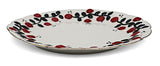AKDC Porcelain Plate 20cm – White with Red & Black Artistic Design - Al Kabayel Discount CentreAKDC Porcelain Plate 20cm – White with Red & Black Artistic DesignPlatesAKDCAl Kabayel Discount Centre