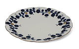 AKDC Porcelain Plate 25cm – White with Blue & Gold Elegant Detailing - Al Kabayel Discount CentreAKDC Porcelain Plate 25cm – White with Blue & Gold Elegant DetailingPlatesAKDCAl Kabayel Discount Centre