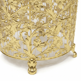 AKDC Premium Acrylic Dustbin with Gold Metal Base and Tissue Box Set for Bathroom, Office and Home Décor – Dustbin 28×22 cm, Tissue Box 26×13 cm - Al Kabayel Discount CentreAKDC Premium Acrylic Dustbin with Gold Metal Base and Tissue Box Set for Bathroom, Office and Home Décor – Dustbin 28×22 cm, Tissue Box 26×13 cmOrganizers & AccessoriesAKDCAl Kabayel Discount Centre