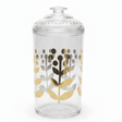 AKDC Premium Acrylic Storage Canister with Decorative Gold Design and Lid Multipurpose Container 20 × 10 cm - Al Kabayel Discount CentreAKDC Premium Acrylic Storage Canister with Decorative Gold Design and Lid Multipurpose Container 20 × 10 cmJars & Food SaversAKDCAl Kabayel Discount Centre