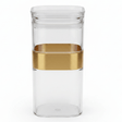 AKDC Premium Acrylic Storage Canister with Decorative Gold Design and Lid Multipurpose Container 800 ml Capacity - Al Kabayel Discount CentreAKDC Premium Acrylic Storage Canister with Decorative Gold Design and Lid Multipurpose Container 800 ml CapacityJars & Food SaversAKDCAl Kabayel Discount Centre