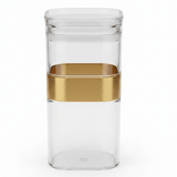 AKDC Premium Acrylic Storage Canister with Decorative Gold Design and Lid Multipurpose Container 800 ml Capacity - Al Kabayel Discount CentreAKDC Premium Acrylic Storage Canister with Decorative Gold Design and Lid Multipurpose Container 800 ml CapacityJars & Food SaversAKDCAl Kabayel Discount Centre
