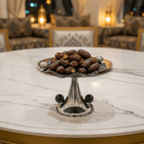 AKDC Premium Black and Silver Metal Footed Candy Serving Tray with Modern Finish for Home and Events – 20×15 cm - Al Kabayel Discount CentreAKDC Premium Black and Silver Metal Footed Candy Serving Tray with Modern Finish for Home and Events – 20×15 cmServing TraysAKDCAl Kabayel Discount Centre