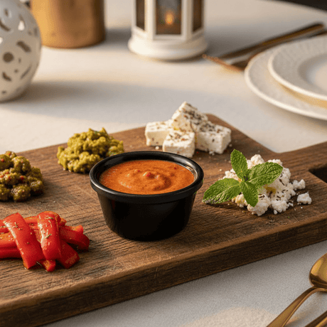 AKDC Premium Black Melamine Mini Serving Bowl 8 cm Compact Snack and Sauce Dish - Al Kabayel Discount CentreAKDC Premium Black Melamine Mini Serving Bowl 8 cm Compact Snack and Sauce DishBowlsAKDCAl Kabayel Discount Centre