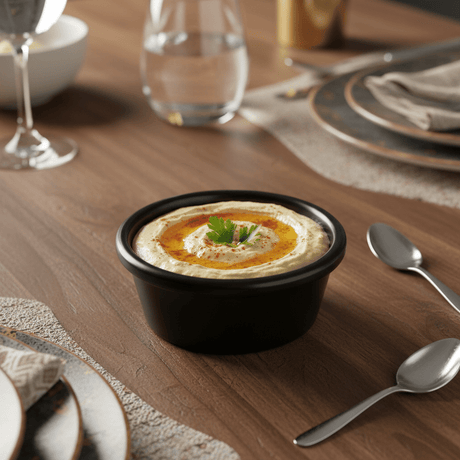 AKDC Premium Black Melamine Ramekin Bowl 2.5 Inch Mini Sauce and Condiment Bowl - Al Kabayel Discount CentreAKDC Premium Black Melamine Ramekin Bowl 2.5 Inch Mini Sauce and Condiment BowlBowlsAKDCAl Kabayel Discount Centre