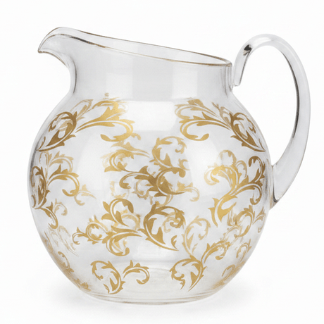 AKDC Premium Clear Acrylic Jug with Gold Accent Design Stylish Serving Pitcher for Water Juice and Beverages 18 × 14.5 cm - Al Kabayel Discount CentreAKDC Premium Clear Acrylic Jug with Gold Accent Design Stylish Serving Pitcher for Water Juice and Beverages 18 × 14.5 cmJugsAKDCAl Kabayel Discount Centre