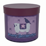 AKDC Premium Deep Purple Round Cardboard Gift Box with Primitive Sheep Design Lid for Gift Hampers, Storage & Decorative Packaging – 18.5×18.5 cm - Al Kabayel Discount CentreAKDC Premium Deep Purple Round Cardboard Gift Box with Primitive Sheep Design Lid for Gift Hampers, Storage & Decorative Packaging – 18.5×18.5 cmPacking & Wrapping SuppliesAKDCAl Kabayel Discount Centre