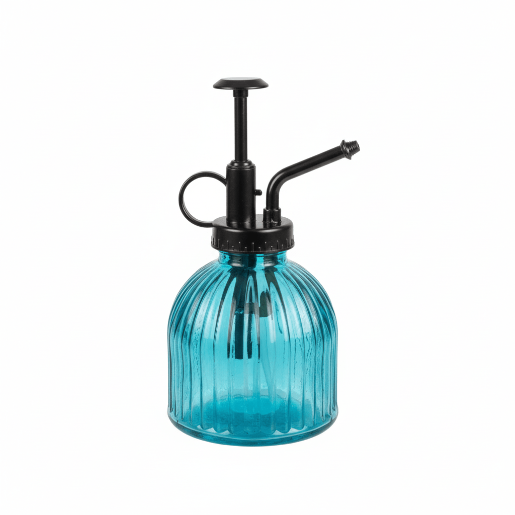 AKDC Premium Dual - Tone Blue & Black Glass Spray Bottle with Durable Metal Nozzle for Cleaning, Plants & Hair Mist – 200ml - Al Kabayel Discount CentreAKDC Premium Dual - Tone Blue & Black Glass Spray Bottle with Durable Metal Nozzle for Cleaning, Plants & Hair Mist – 200mlKitchen Utensils & GadgetsAKDCAl Kabayel Discount Centre