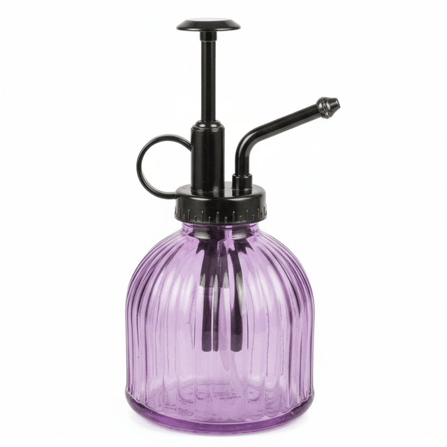AKDC Premium Dual - Tone Purple & Black Glass Spray Bottle with Fine Mist Metal Pump for Home & Salon Use – 200ml - Al Kabayel Discount CentreAKDC Premium Dual - Tone Purple & Black Glass Spray Bottle with Fine Mist Metal Pump for Home & Salon Use – 200mlKitchen Utensils & GadgetsAKDCAl Kabayel Discount Centre