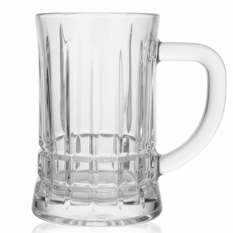 AKDC Premium Elegant Glass Beer Mug Large Capacity for Beer, Juice & Cold Drinks – 530 ml - Al Kabayel Discount CentreAKDC Premium Elegant Glass Beer Mug Large Capacity for Beer, Juice & Cold Drinks – 530 mlMugsAKDCAl Kabayel Discount Centre