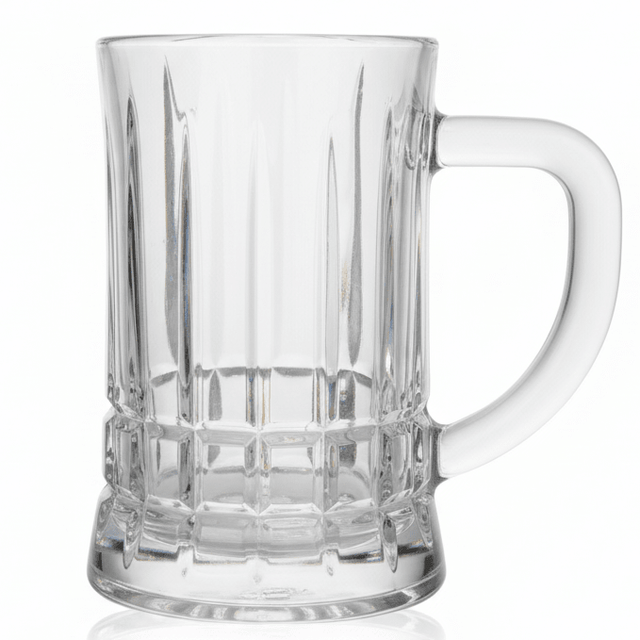 AKDC Premium Elegant Glass Beer Mug Large Capacity for Beer, Juice & Cold Drinks – 530 ml - Al Kabayel Discount CentreAKDC Premium Elegant Glass Beer Mug Large Capacity for Beer, Juice & Cold Drinks – 530 mlMugsAKDCAl Kabayel Discount Centre