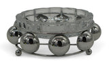 AKDC Premium Glass Ashtray with Elegant Silver Stand – Luxury Tabletop Smoking Accessory for Home, Office & Restaurants – 12×4 cm - Al Kabayel Discount CentreAKDC Premium Glass Ashtray with Elegant Silver Stand – Luxury Tabletop Smoking Accessory for Home, Office & Restaurants – 12×4 cmHome Décor AccentsAKDCAl Kabayel Discount Centre