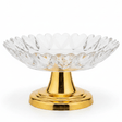 AKDC Premium Gold Metal Base Acrylic Fruit Plate, Decorative Serving Tray for Dining & Parties – 22 × 10 cm - Al Kabayel Discount CentreAKDC Premium Gold Metal Base Acrylic Fruit Plate, Decorative Serving Tray for Dining & Parties – 22 × 10 cmServing TraysAKDCAl Kabayel Discount Centre